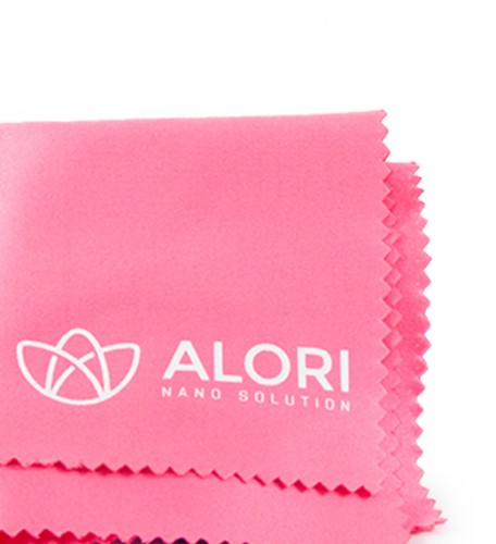 Handrička z mikrovlákna 14x14 cm ružová